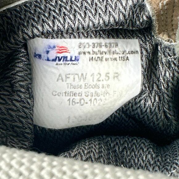 Belleville | Men | AFTW Sage Tan Gore-Tex Vibram Suede Combat Boots | 12.5 R - Picture 8 of 16